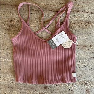 Vuori Rib Cross Tank